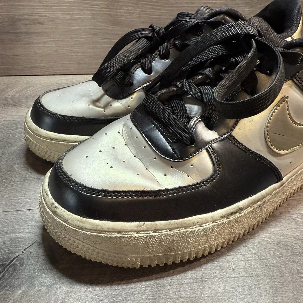 Nike Air Force 1 LV8 Low Metallic Cool Grey (GS) - 849345-003 - Size 7Y